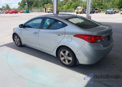 2012 Hyundai Elantra Gls (Ulsan Plant) from USA, damaged, VIN KMHDH4AEXCU180057